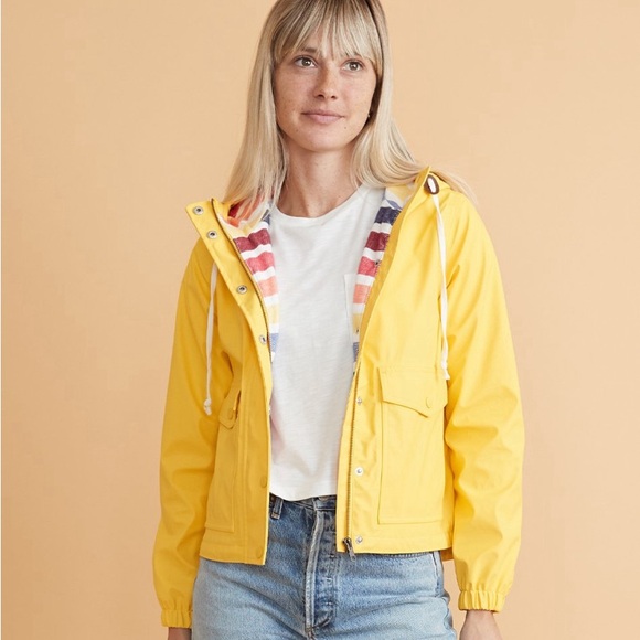 Marine Layer Gold Rubber Duckie Raincoat - Picture 9 of 13